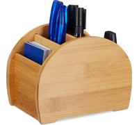 relaxdays Porte-stylos en bambou
