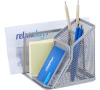 relaxdays Porte-stylos Mesh avec porte-lettres
