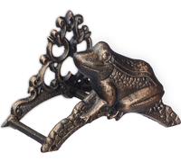 relaxdays Porte-tuyau antique avec grenouille