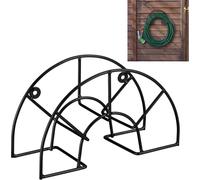 relaxdays Porte-tuyau mural rond