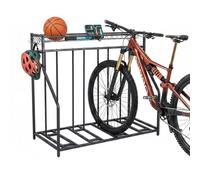 Relaxdays Porte-vélos au sol avec panier