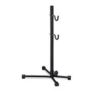 Relaxdays Porte-vélos, réglable pour Roue arrière, Cadre jusqu'à 27,5", jusqu'à 30 kg, HxLxP: 63,5 x 32 x 35 cm, Noir