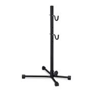 Relaxdays Porte-vélos, réglable pour Roue arrière, Cadre jusqu'à 27,5", jusqu'à 30 kg, HxLxP: 63,5 x 32 x 35 cm, Noir