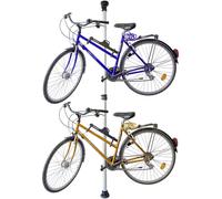 relaxdays Porte-vélos télescopique pour 2 vélos