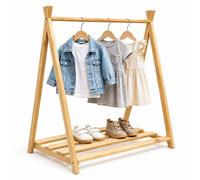 Relaxdays Porte-vêtements enfant en pin