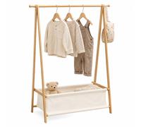 Relaxdays Porte-vêtements enfants avec panier