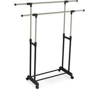 relaxdays Portemanteau 2 barres