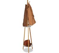 relaxdays Portemanteau blanc/naturel
