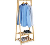 relaxdays Portemanteau brun bois 60,0 x 150,0 cm
