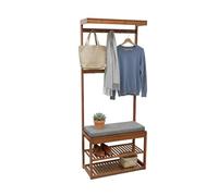 Relaxdays Porte-manteau banc