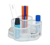 Relaxdays Pot à crayons pivotant 7 compartiments