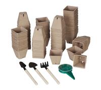 Relaxdays Pot de culture en lot de 120