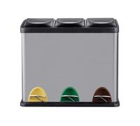 Relaxdays Poubelle cuisine 3 x 8 l