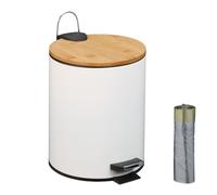 Relaxdays Poubelle de salle de bain