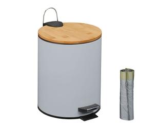 Relaxdays Poubelle de salle de bain