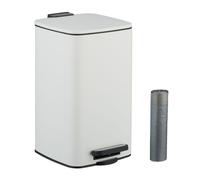 Relaxdays Poubelle de salle de bain 8 litres