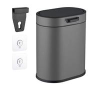Relaxdays Poubelle de Salle de Bain Murale 5L, Suspendre ou Coller, intérieur, 29,5x24x19,5 cm, Choix de Couleur