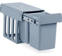 relaxdays Poubelle encastrable cuisine 2x 8 litres