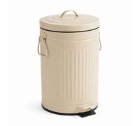 Relaxdays Poubelle rétro 12 l