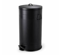 Relaxdays Poubelle rétro 40 litres
