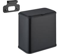relaxdays Poubelle suspendue 5 L