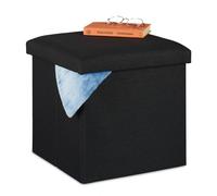 Relaxdays Pouf de rangement