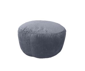 Relaxdays Pouf en corduroy