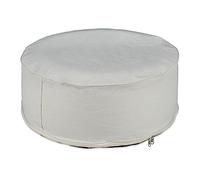 relaxdays Tabouret gonflable en crème