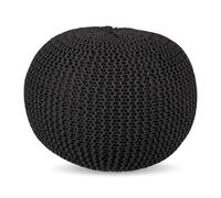 Relaxdays Pouf tricot
