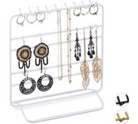 relaxdays Présentoir à bijoux Chaînes et boucles d'oreilles