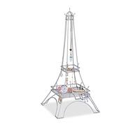 Relaxdays Présentoir à bijoux tour Eiffel