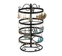 Relaxdays Présentoir boucles d’oreilles 168 trous