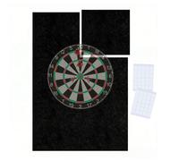 Relaxdays Protection cible fléchettes 6 pcs feutre