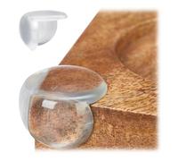 relaxdays Protection de Coins bébé, 12 pièces, Tampon de Rebord pour Meuble, Table, PVC, à Coller, Transparent