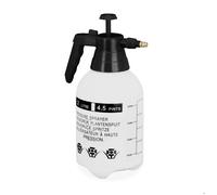 Relaxdays Pulvérisateur Universel Manuel 2L, Jet réglable, pour Eau et désherbant, brumisateur Jardin, Blanc et Noir