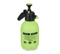 Relaxdays Pulvérisateur universel manuel 2L, jet réglable, pour eau et désherbant, brumisateur jardin, vert clair/noir