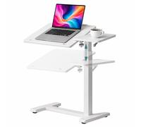 Relaxdays Pupitre Debout, réglable 67,5-102 cm, inclinable, Blanc