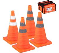 relaxdays Pylônes pliables, lot de 4