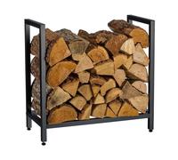 Relaxdays Rack à bois au design moderne