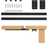 relaxdays Rallonge de plateau de table en métal 60 cm