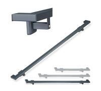 Relaxdays Rampe d’escalier anthracite