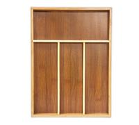 Relaxdays Range-couverts bambou Bac à ustensile