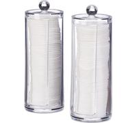 relaxdays Rangement des cotons-tiges, lot de 2