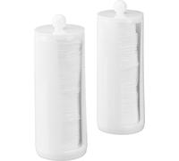 relaxdays Rangement des cotons-tiges, lot de 2