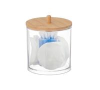 Relaxdays Rangement disques de coton & coton-tiges