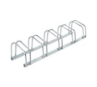 Relaxdays Râtelier argenté pour 5 vélos
