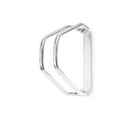 Relaxdays râtelier inclinable pour 1 vélo argent