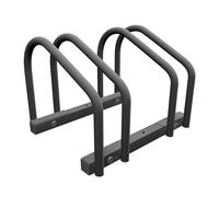 Relaxdays Râtelier pour 2 vélos, Roues de Largeur 60 mm Max., Porte-vélos en métal, Anthracite