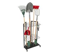 Relaxdays Râtelier pour 34 outils de jardin