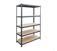 Relaxdays Rayonnage métal 5 niveaux